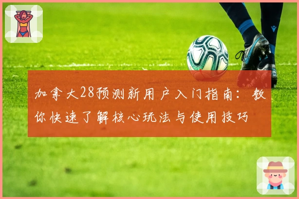 加拿大28预测新用户入门指南：教你快速了解核心玩法与使用技巧